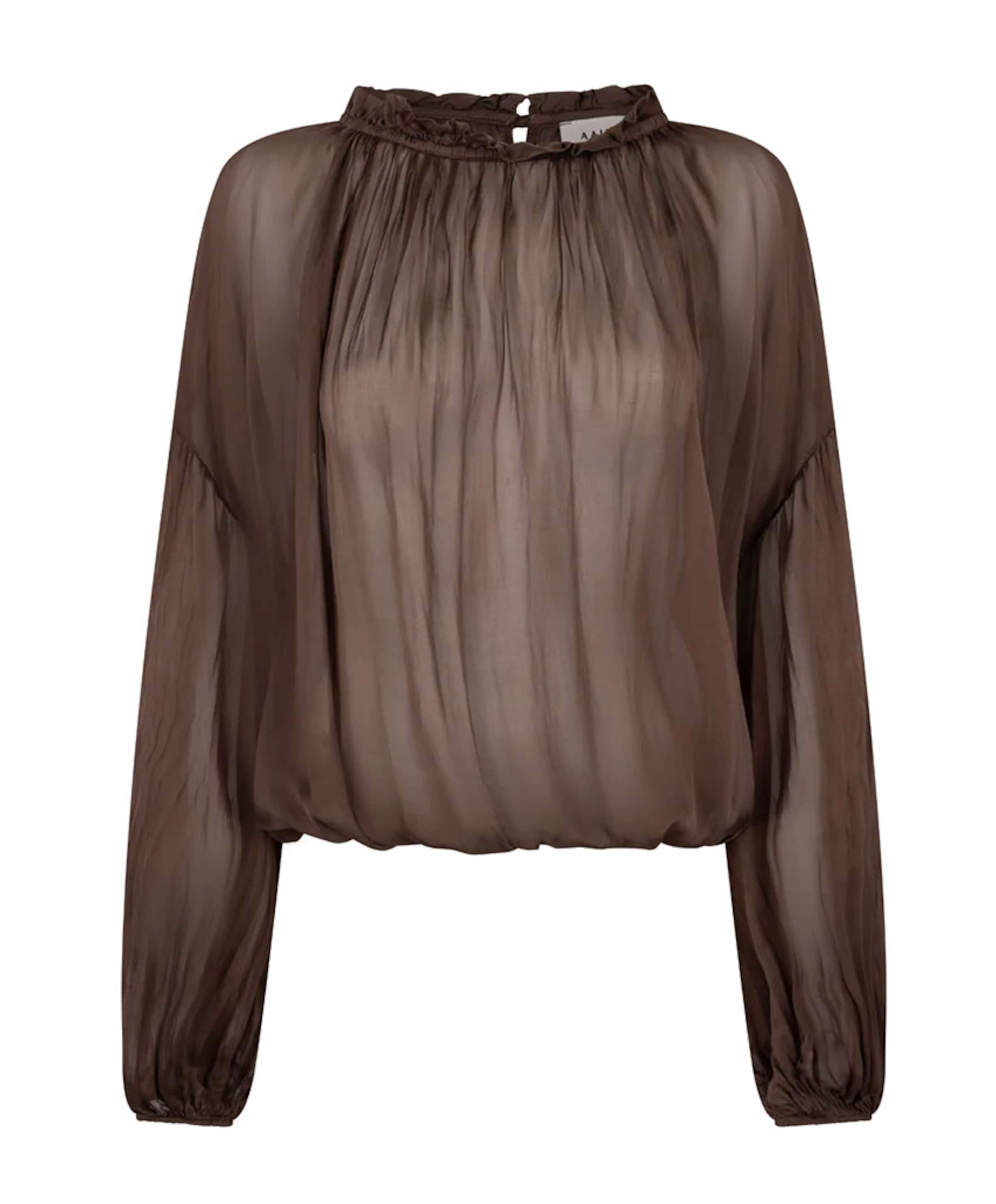 Dames blouse bruin