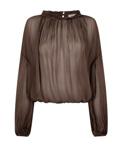 Dames blouse bruin