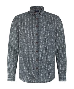 Overhemd lange mouw groen