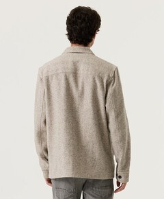 Heren overshirt beige