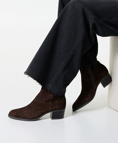 dames enkellaarzen bruin