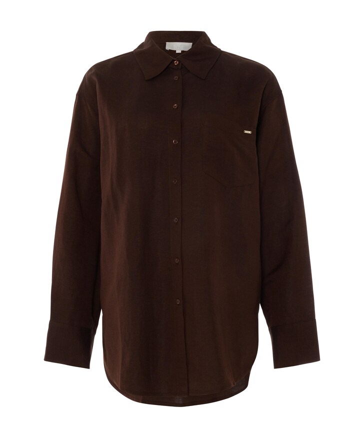 Blouse bruin