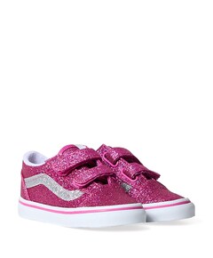 Old Skool V PAINT SPLATTER meisjes sneakers roze