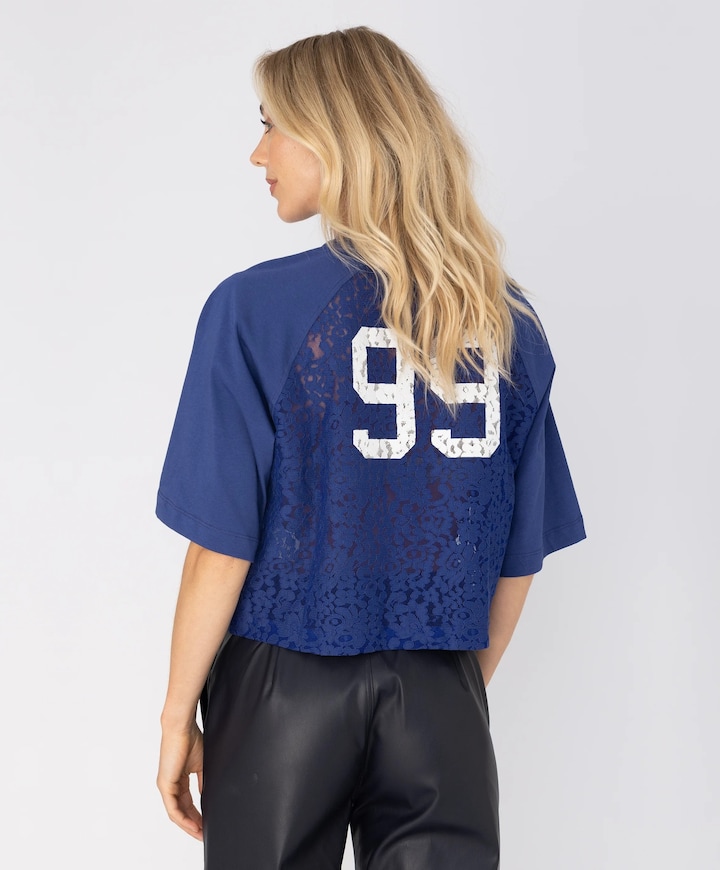 Dames T-shirt blauw