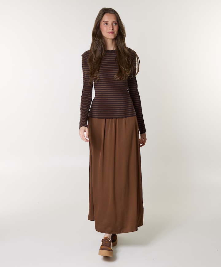Dames rok bruin
