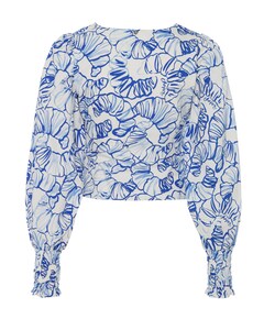 Dames blouse blauw