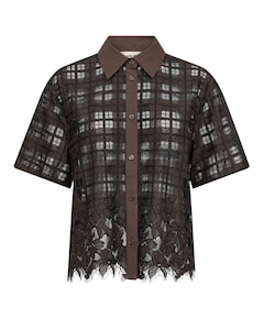 Dames blouse bruin