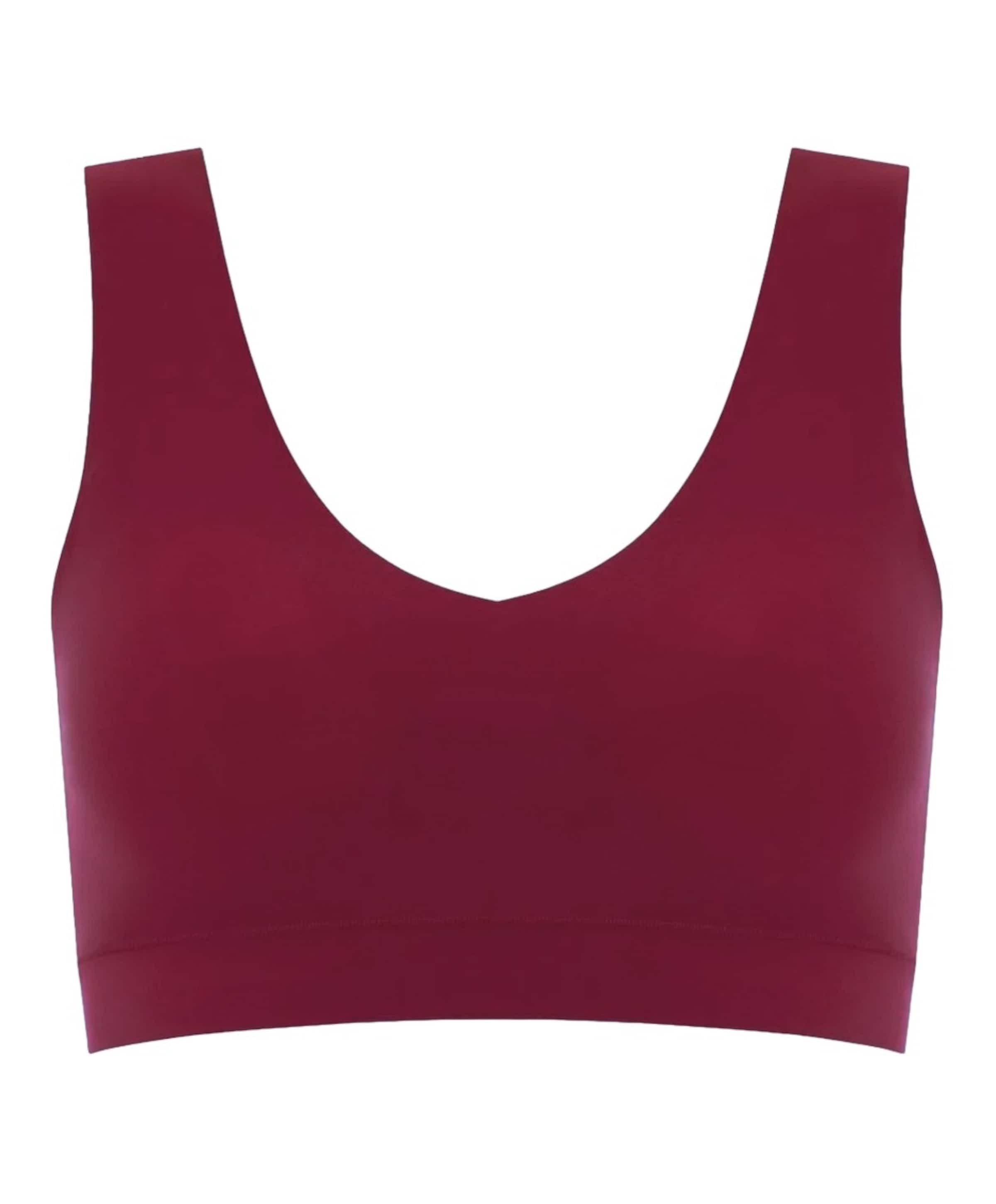 Dames bralette bordeaux