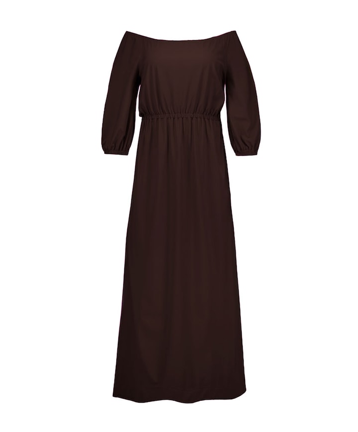 Dames jurk bruin