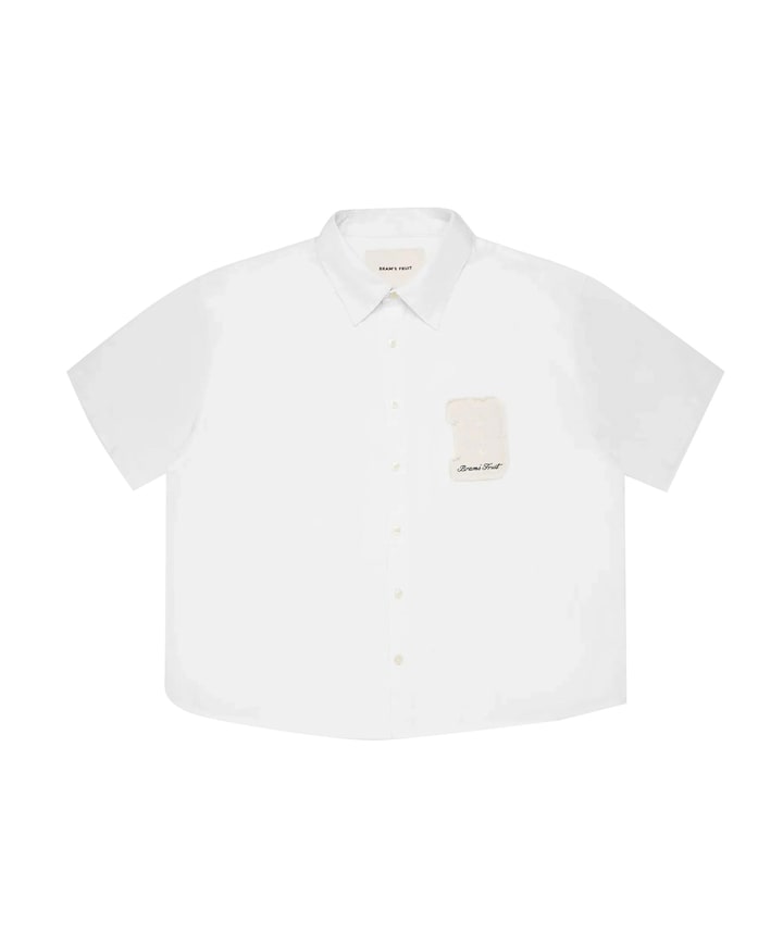 Heren overhemd korte mouw wit