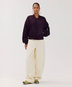 Dames jas bordeaux