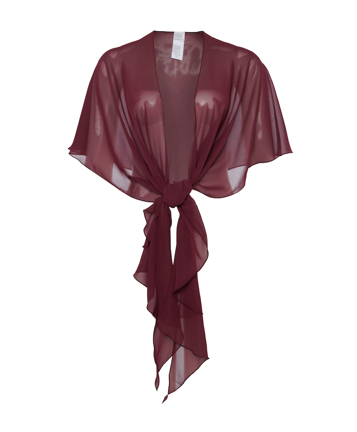 Dames sjaal bordeaux