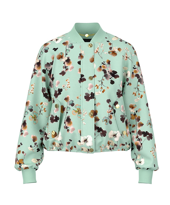 Dames jas groen