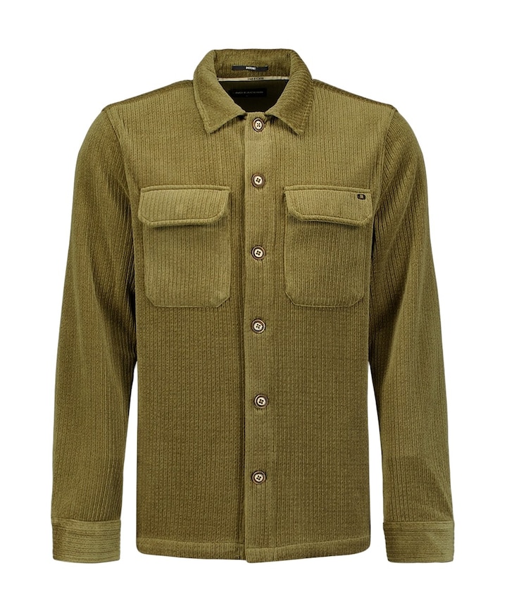 Heren overshirt groen
