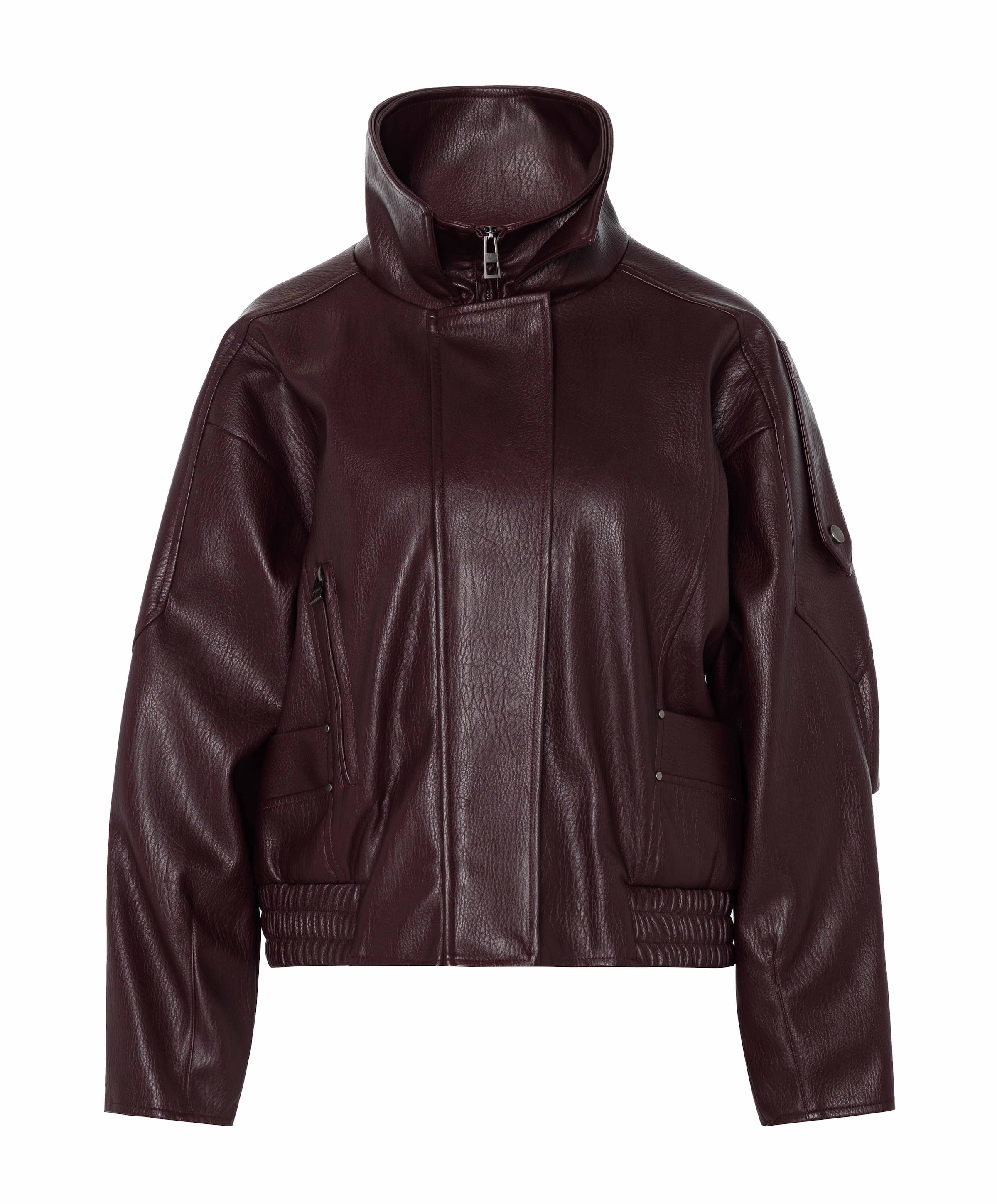 Dames jas bordeaux