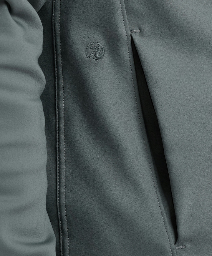 Heren overshirt blauw