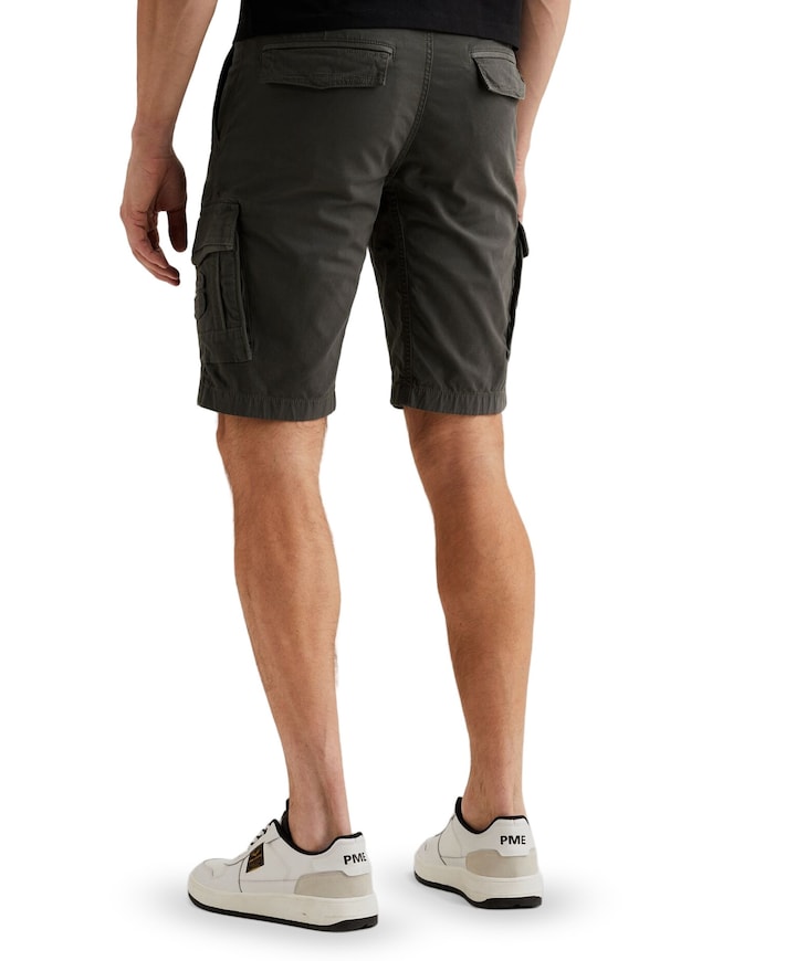 ROTOR SHORTS BROKEN TWILL heren korte broek grijs