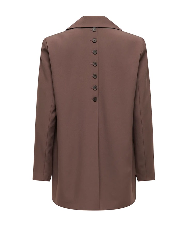Dames blazer bruin