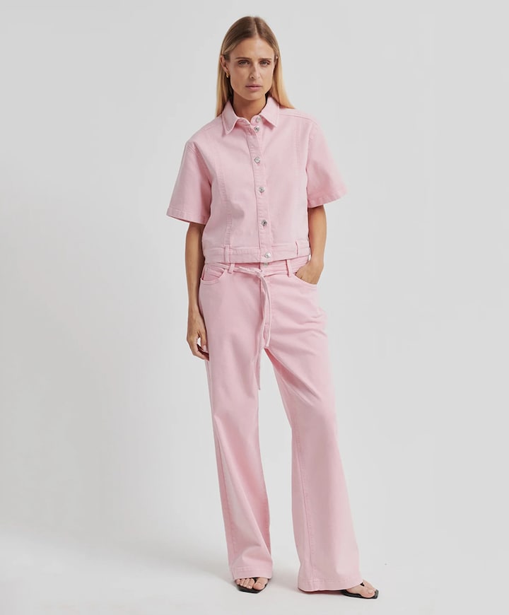 Isella dames jeans roze
