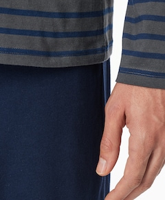 Heren pyjamaset grijs