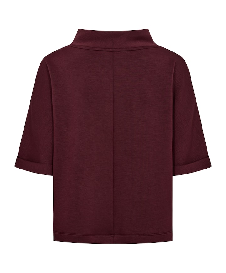Dames T-shirt bordeaux