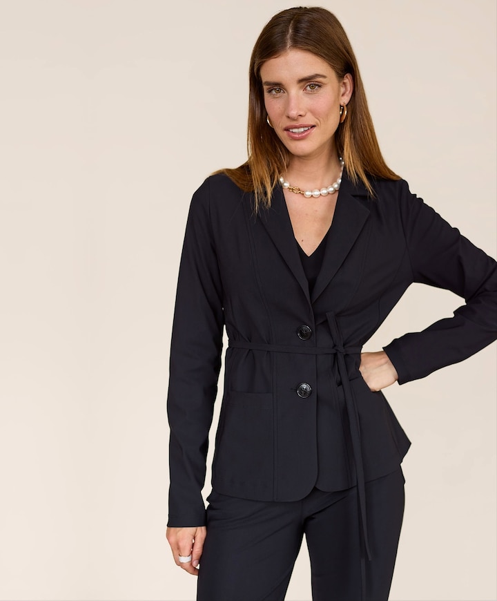 Dames blazer zwart
