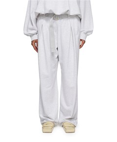 belt jogger broek ecru