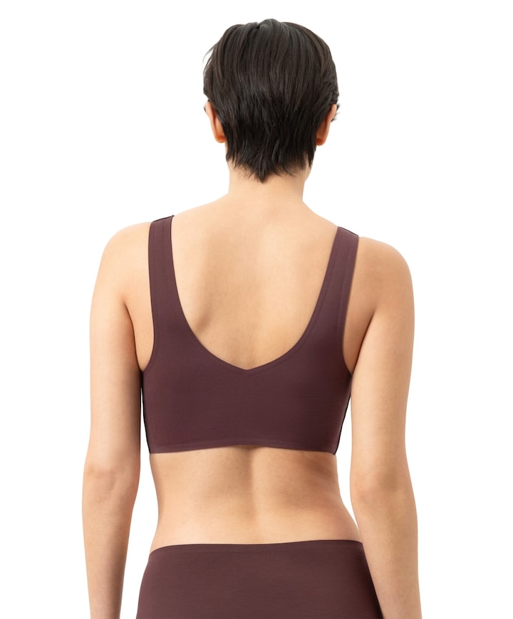 Dames bralette bordeaux