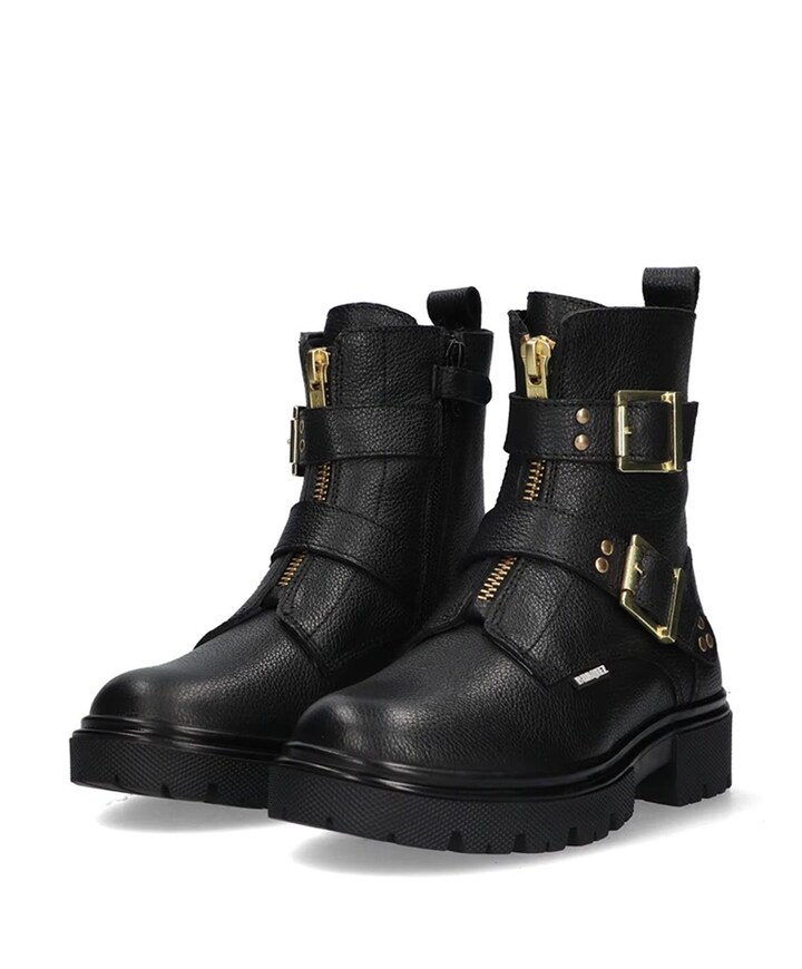 Mila enkellaarzen zwart