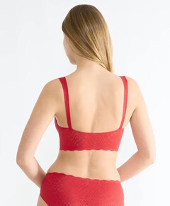 Dames bralette rood