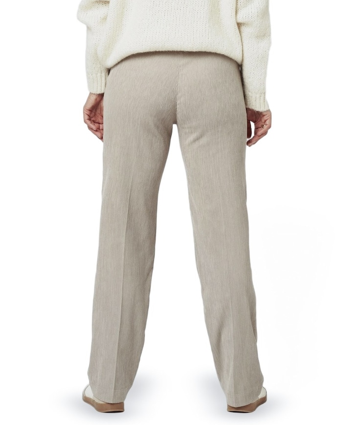 Scarlet Wide Leg dames broek beige