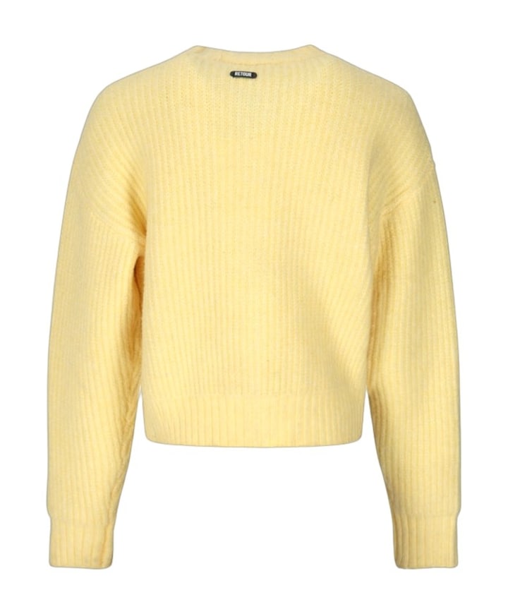 Meisjes vest geel