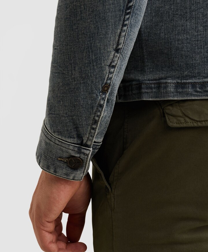 Heren spijkerjas blauw