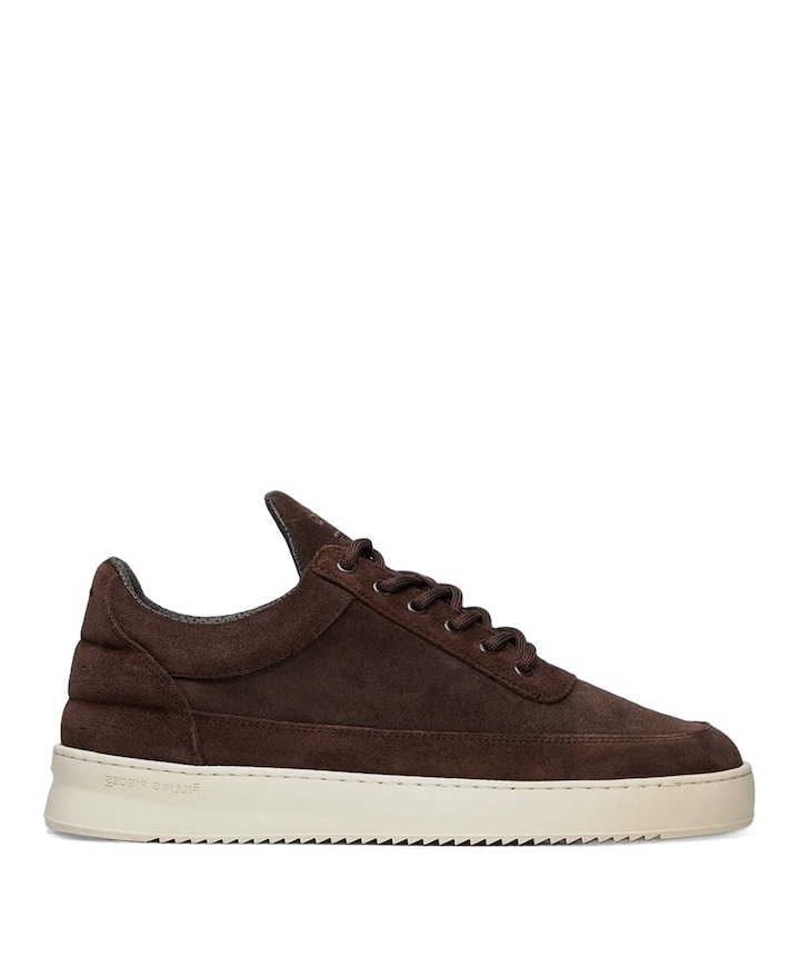 Low Top Suede heren sneakers bruin