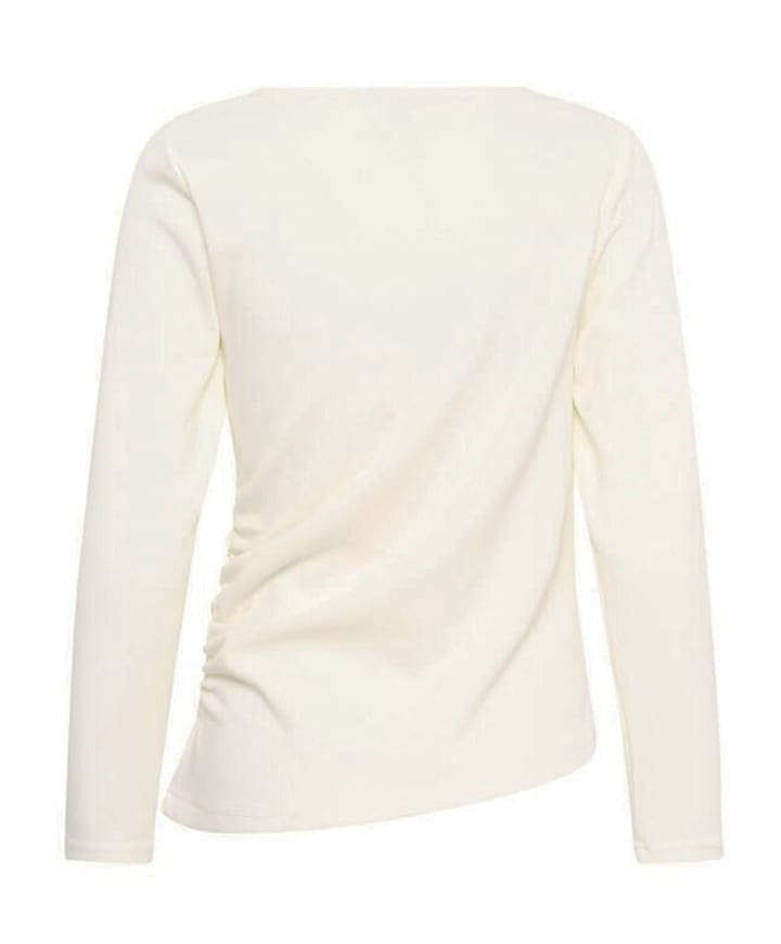 Dames longsleeve ecru