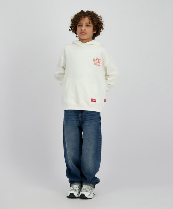 Jongens hoodie wit