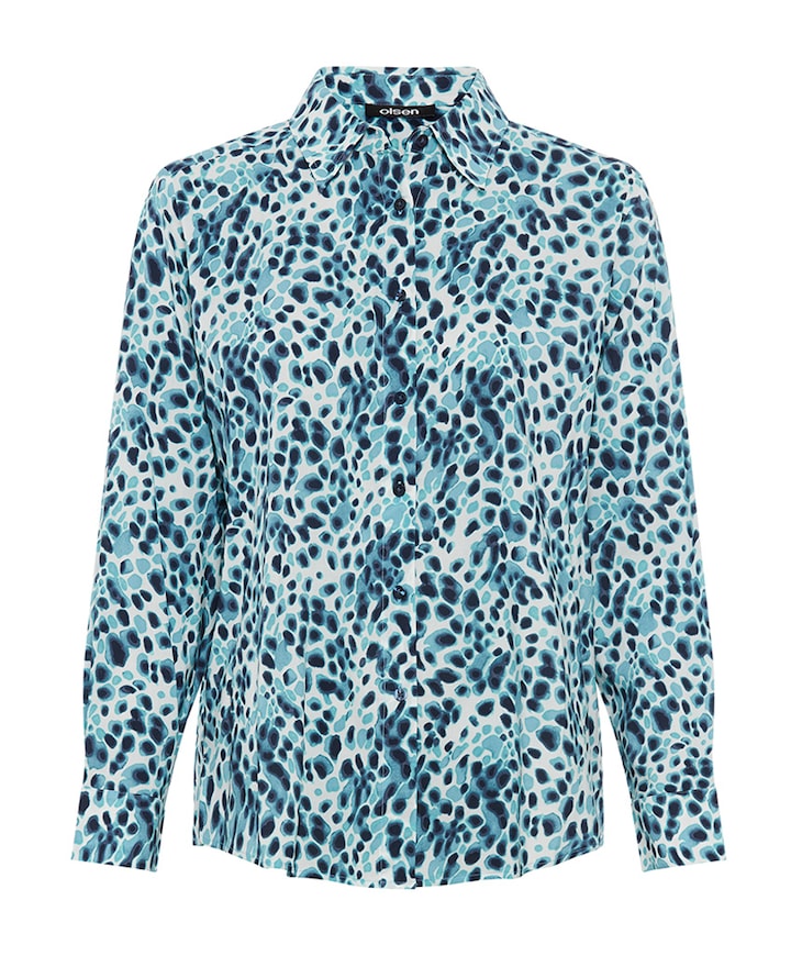 Blouse blauw