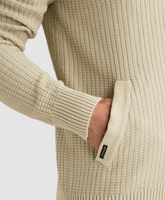Heren vest ecru