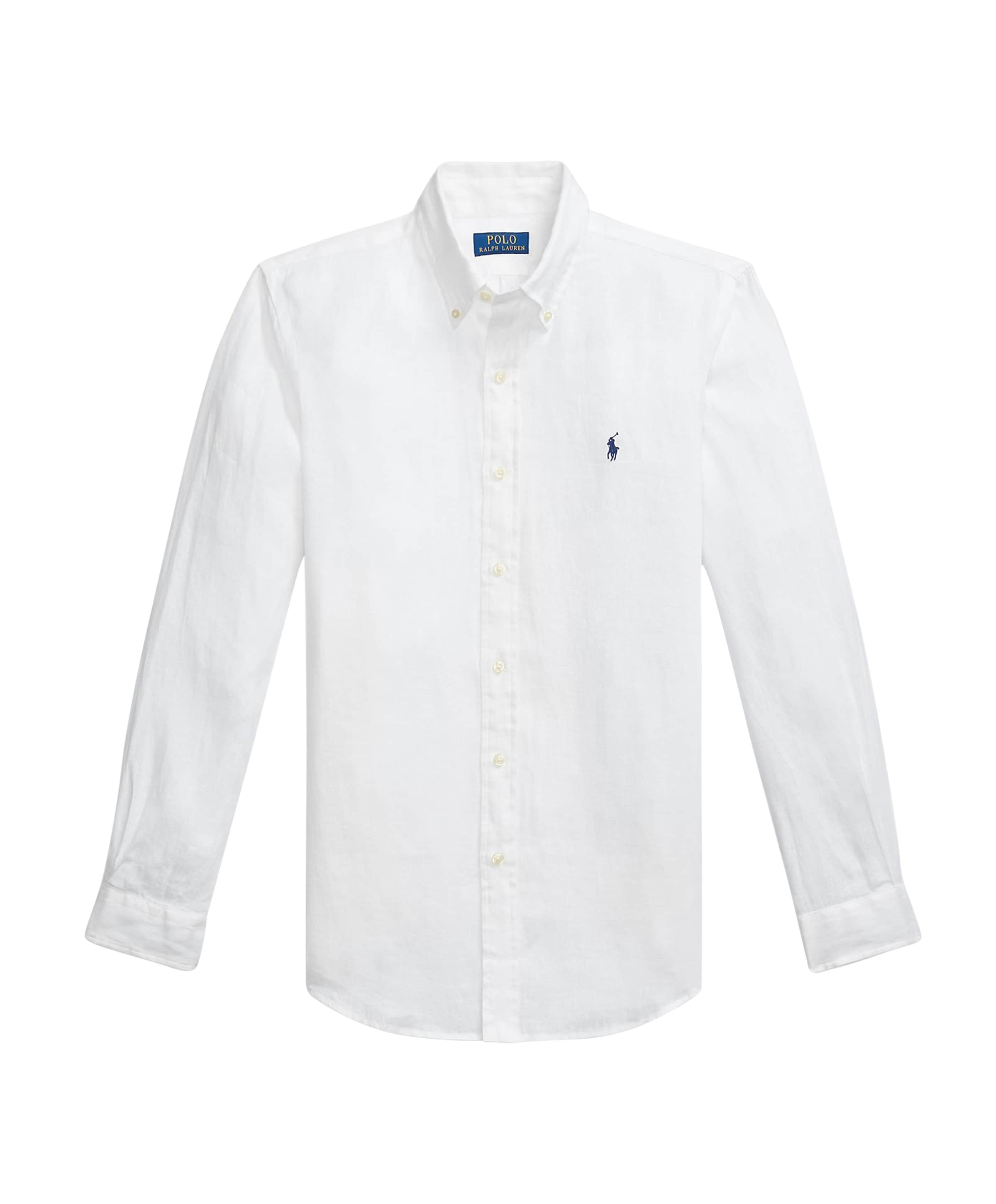 Heren overhemd lange mouw wit