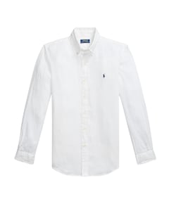 Heren overhemd lange mouw wit