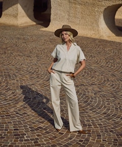 Eline dames broek beige