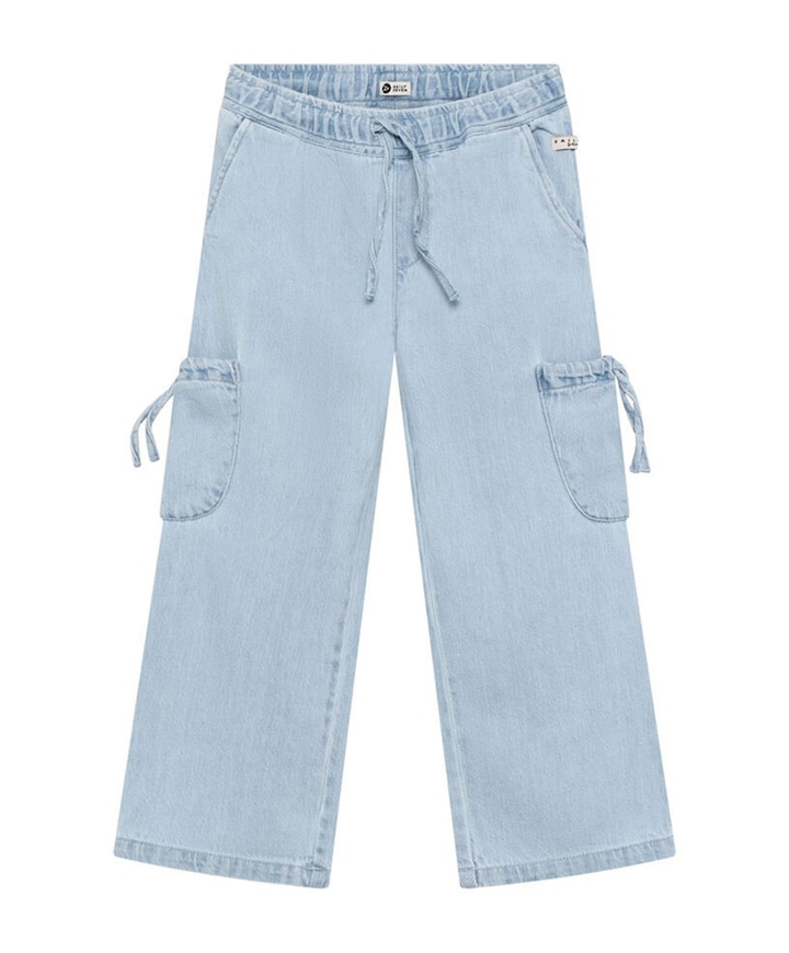 Light weight Denim meisjes broek blauw