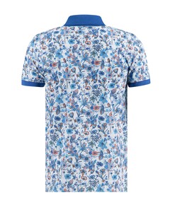 Heren polo blauw