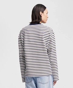 Heren longsleeve blauw