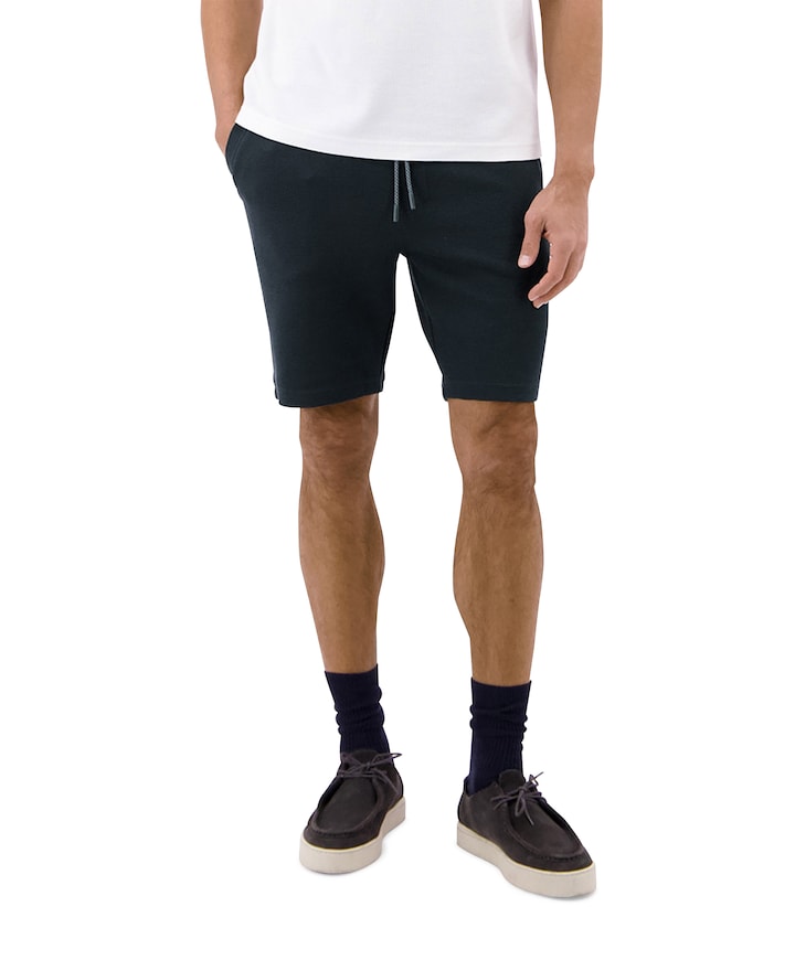 heren korte broek blauw