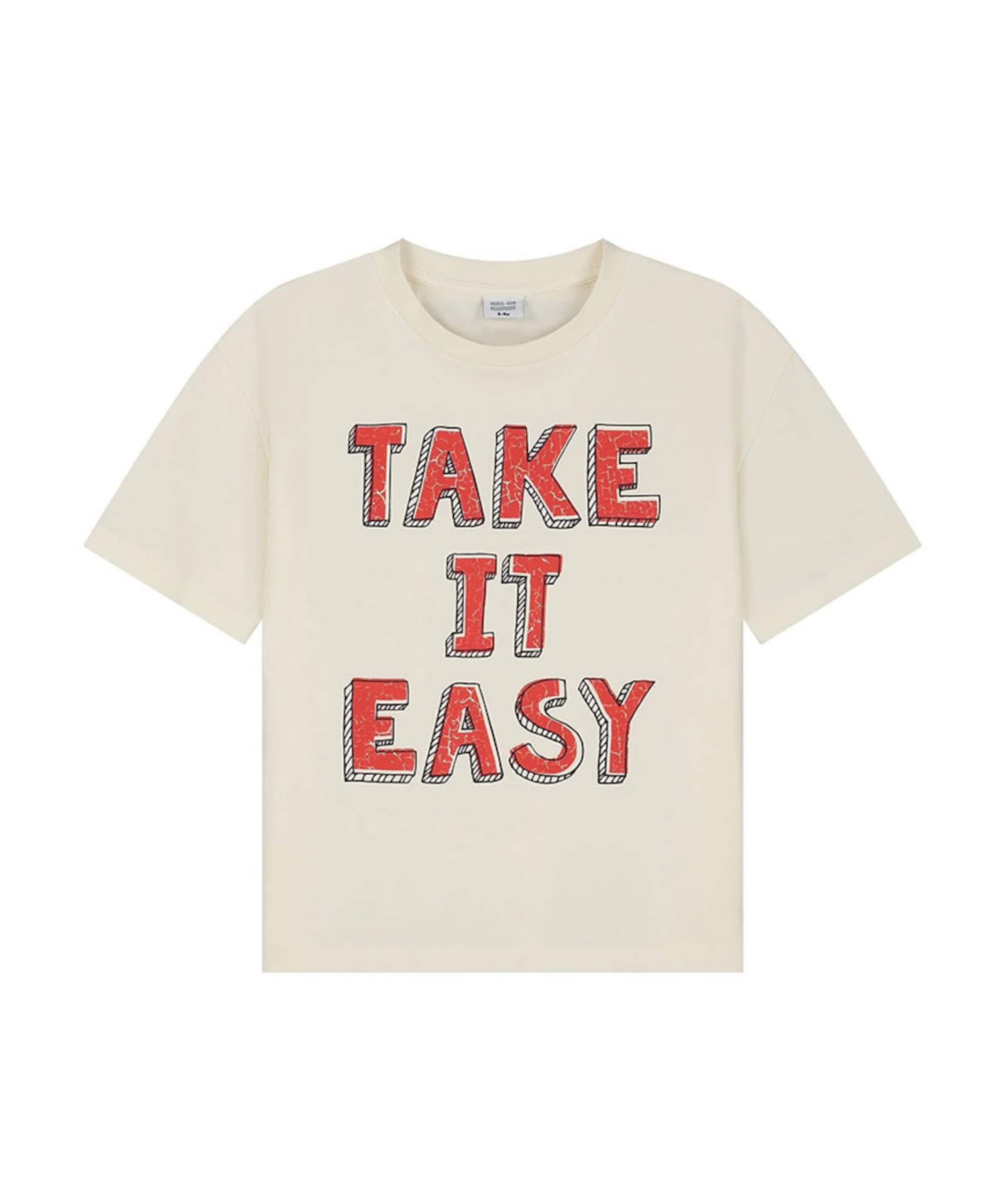 Jongens t-shirt ecru