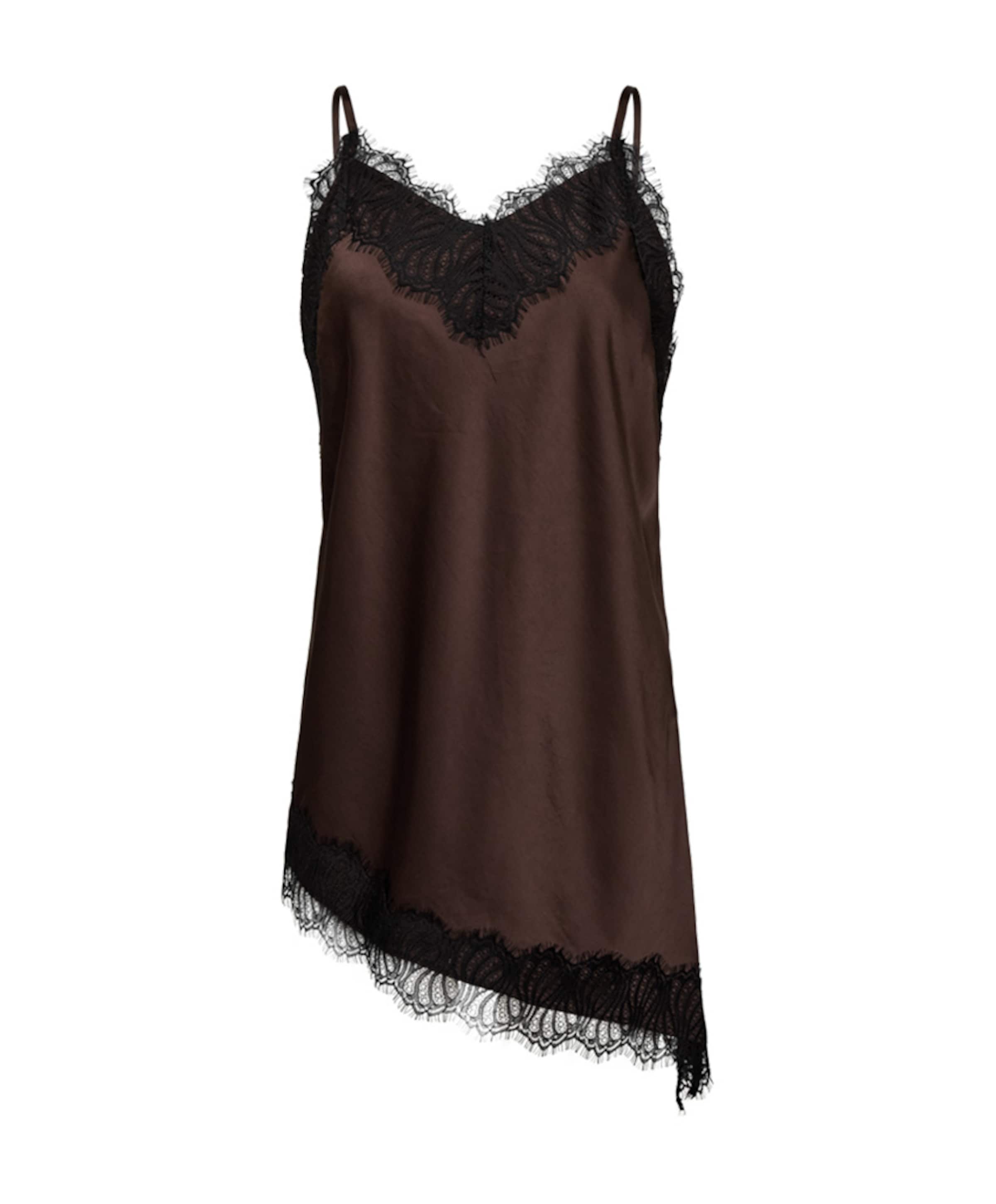 Dames top bruin