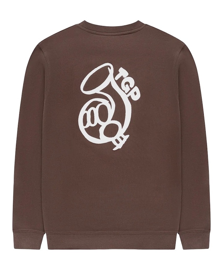 Heren sweater bruin