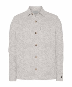 Heren overhemd lange mouw beige