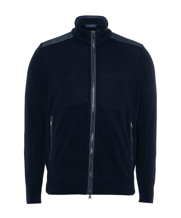 Vest blauw